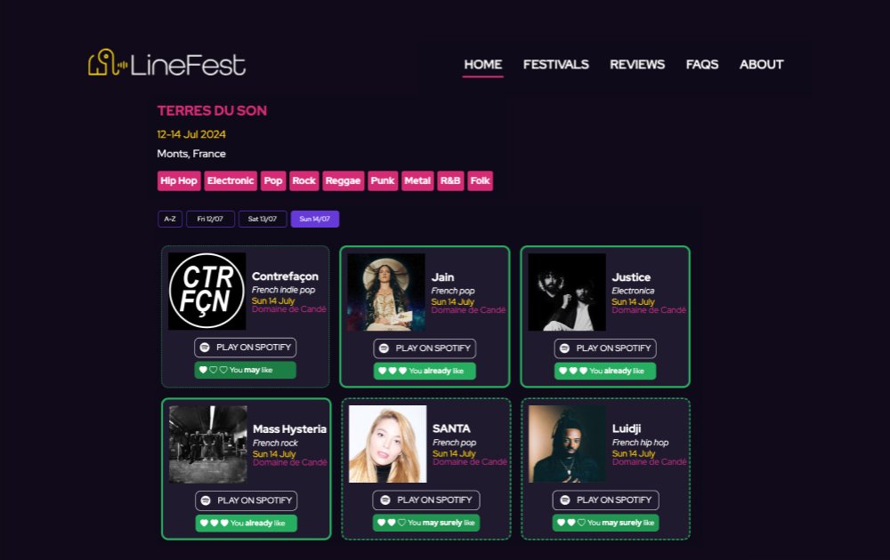 LineFest - Find your perfect festival